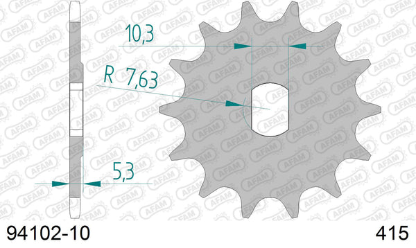 Pignone AFAM 94102-10 passo 415