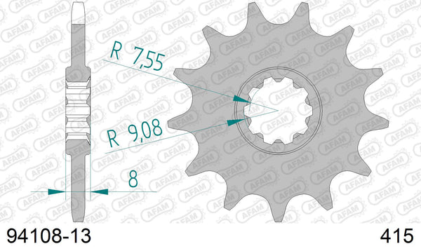 Pignone AFAM 94108-13 passo 415