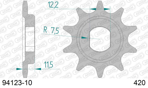 Pignone AFAM 94123-10 passo 420