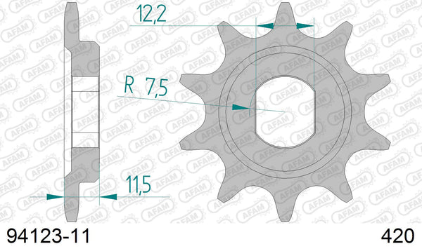 Pignone AFAM 94123-11 passo 420