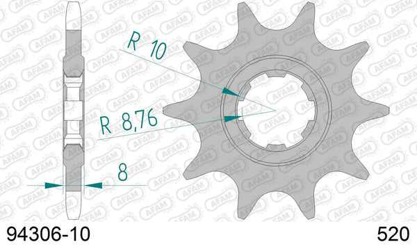 Pignone AFAM 94306-10 passo 520