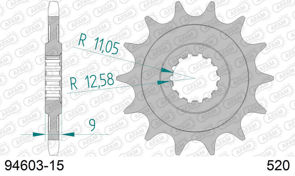 Pignone AFAM 94603-15 passo 520