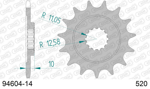 Pignone AFAM 94604-14 passo 520