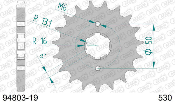 Pignone AFAM 94803-19 passo 530