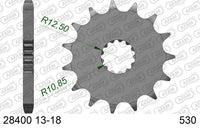 Pignone AFAM 28400NR-14 Passo 530 Con Gomma Antirumore