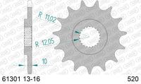 Pignone AFAM 61301NR-16 Passo 520 Con Gomma Antirumore