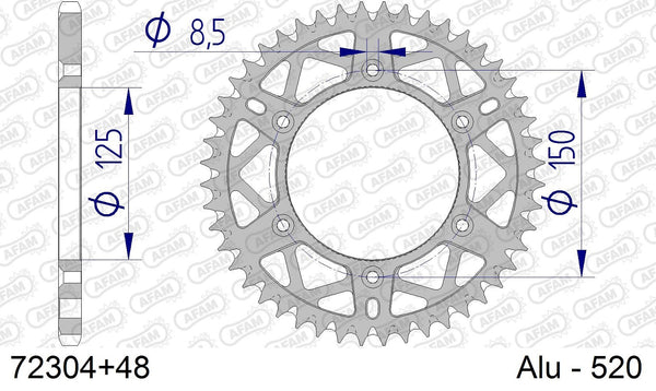 Corona in Ergal HUSQVARNA 501 FE. Anni 2014/2024